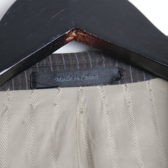 Michael Kors 100% Wool Classic Single Breasted Men's Brown Blazer Coat Size 42R - Picture 6 of 9